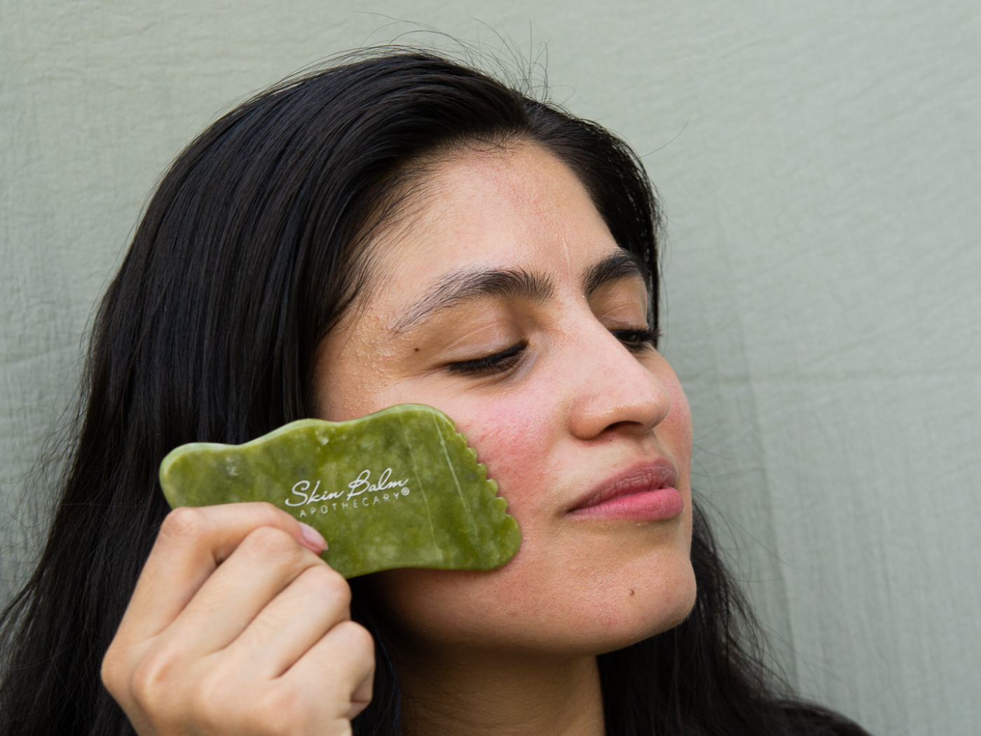 A Full Gua Sha Routine With Our Jade Stone